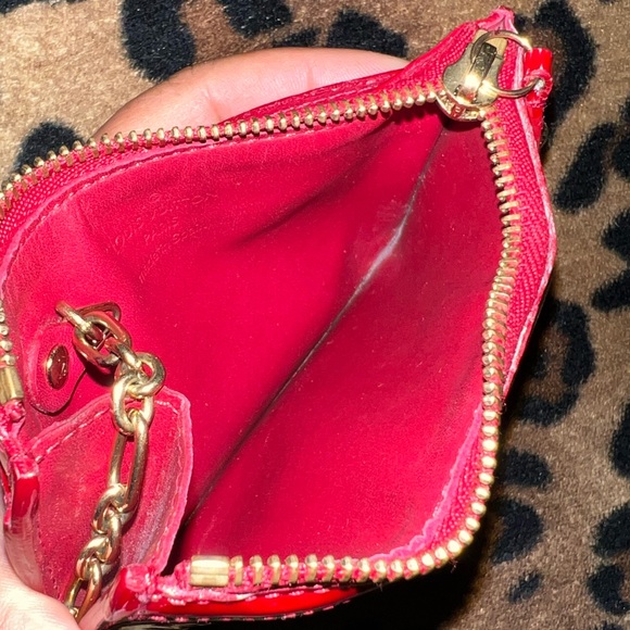 👑✅PRICE FIRM✅NO OFFERS👑AUTHENTIC Louis Vuitton Red Key Card Wallet Pouch - Picture 12 of 17